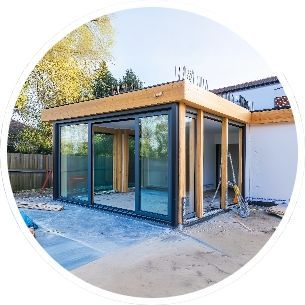 Professional home extension project completed by Caws Carpentry, expert builders in Southampton.